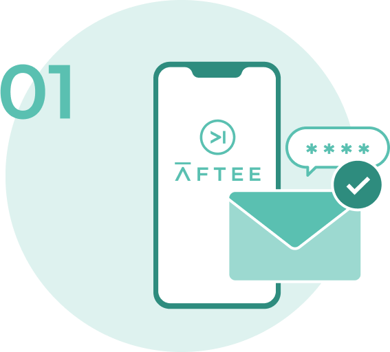 步驟一:使用 AFTEE先享後付 結帳的步驟示意圖片